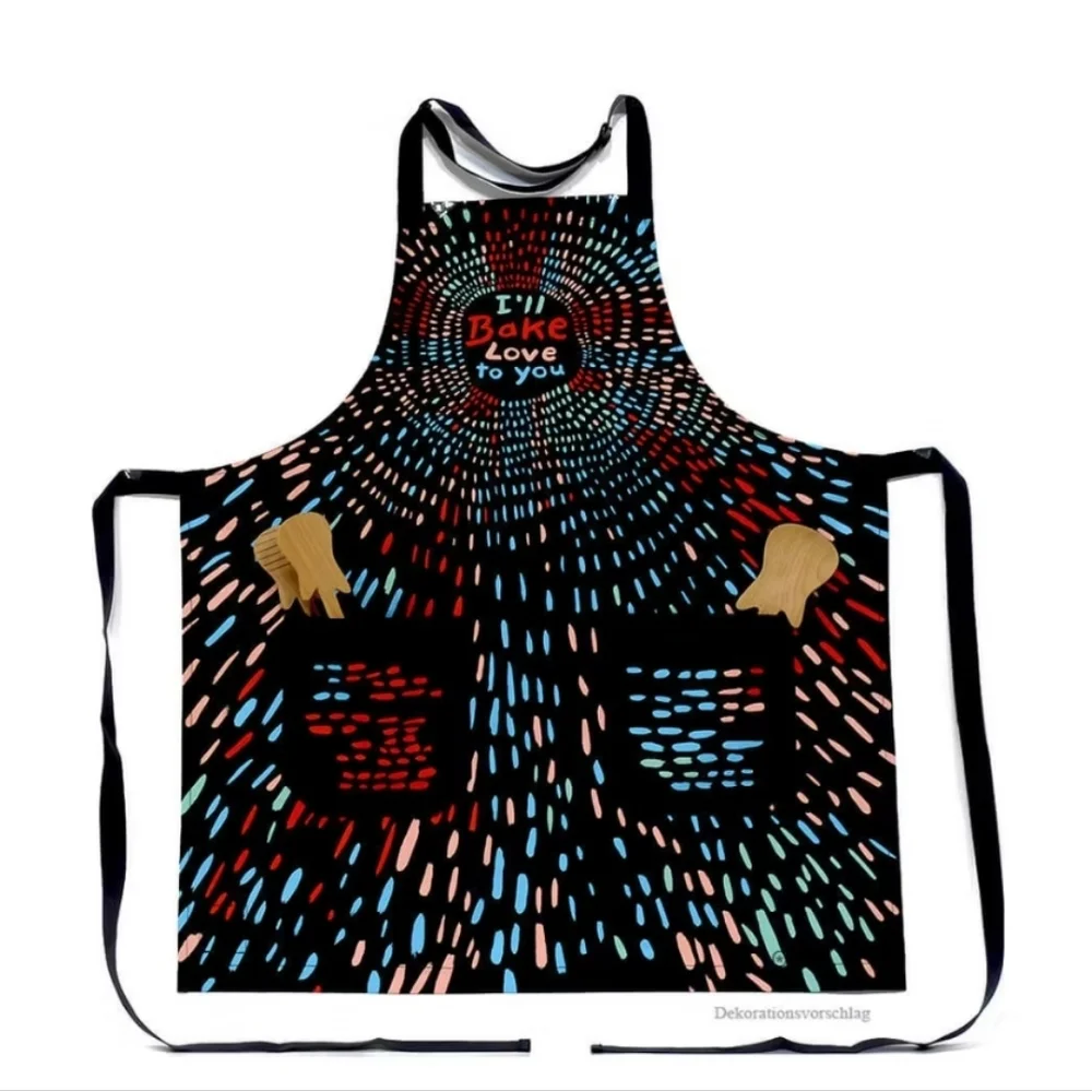 Blue Q vibrant apron